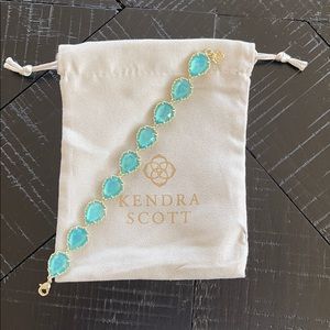 Kendra Scott blue and gold bracelet 💎